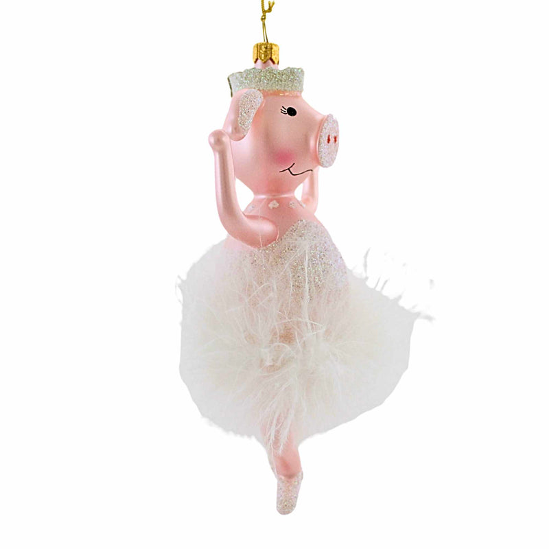 De Carlini Italian Ornaments Ruby Oinkley - - SBKGifts.com
