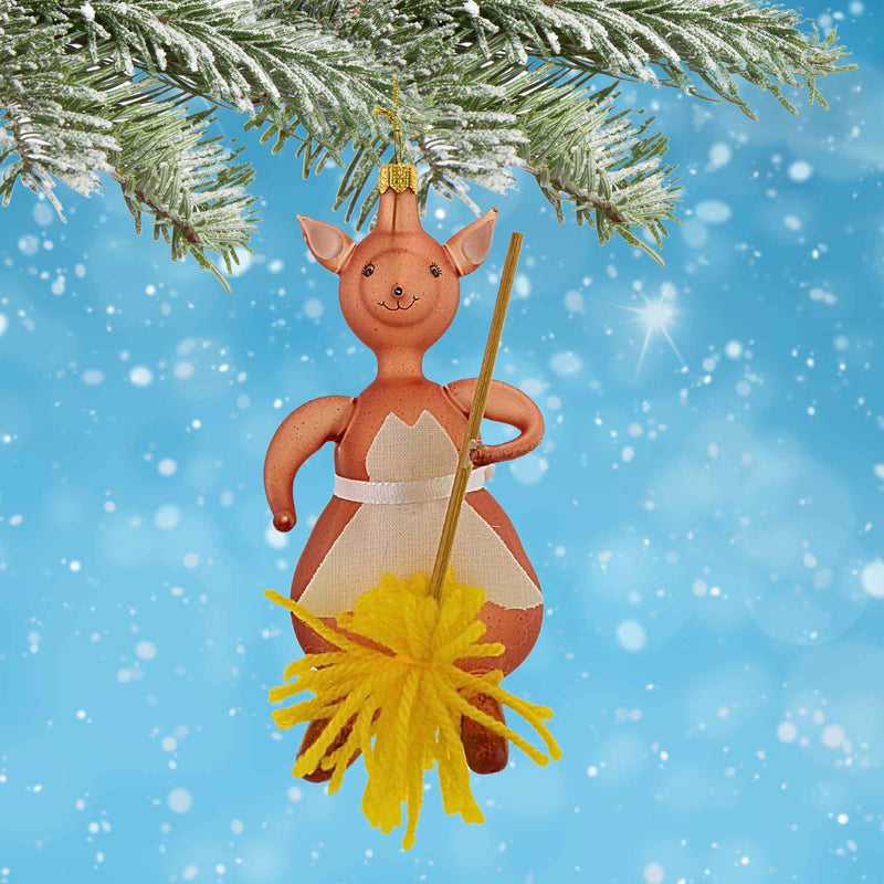 De Carlini Italian Ornaments House Keeper Roo - - SBKGifts.com