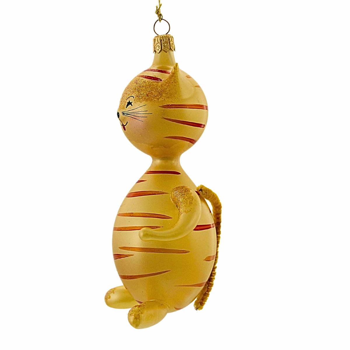 De Carlini Italian Ornaments Sunny Meowster - - SBKGifts.com