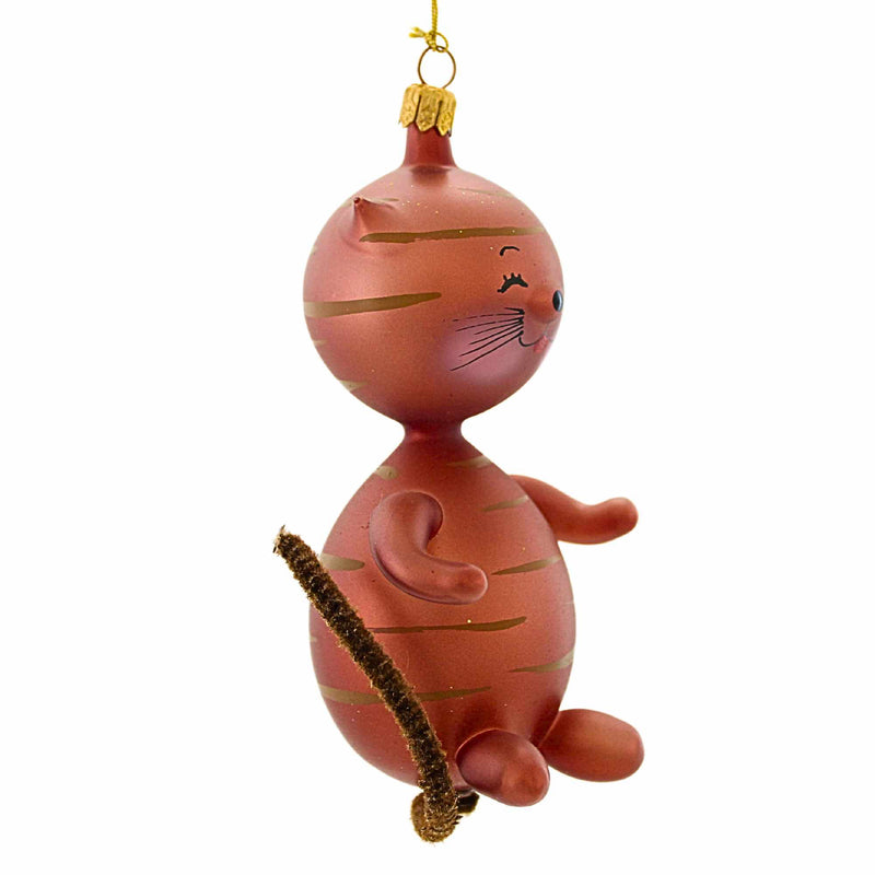 De Carlini Italian Ornaments Copper Mcwhiskers - - SBKGifts.com