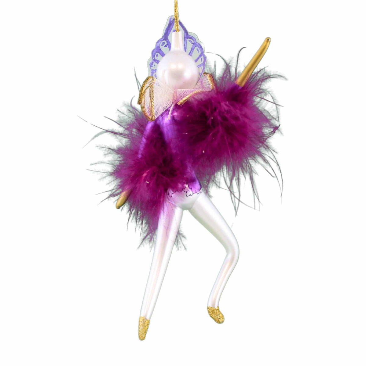 De Carlini Italian Ornaments Dame Du Cirque - - SBKGifts.com