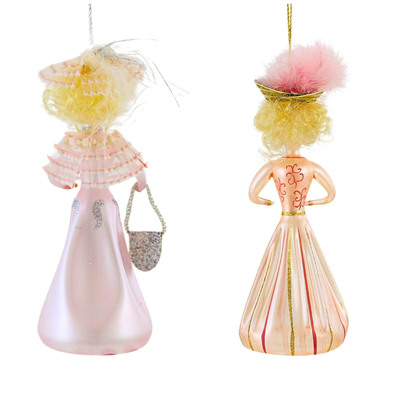 De Carlini Italian Ornaments Ms. Irene Molloy & Minnie Fay - - SBKGifts.com