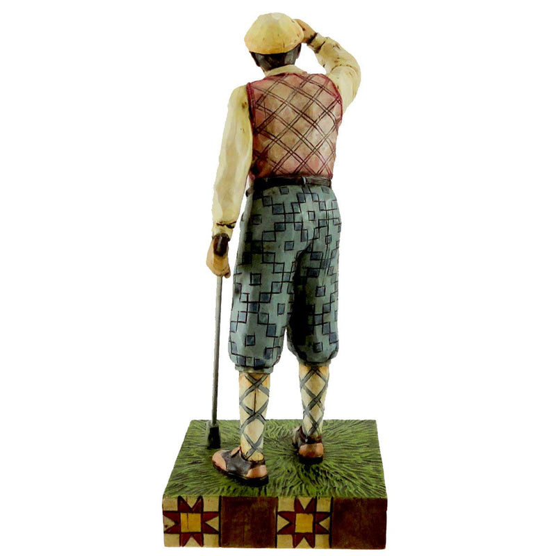 Jim Shore Man Golfer Looking - - SBKGifts.com
