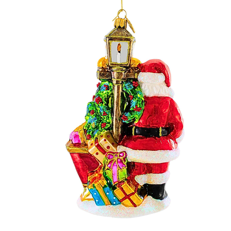 Huras Family Santa With Sleigh & Lantern - - SBKGifts.com