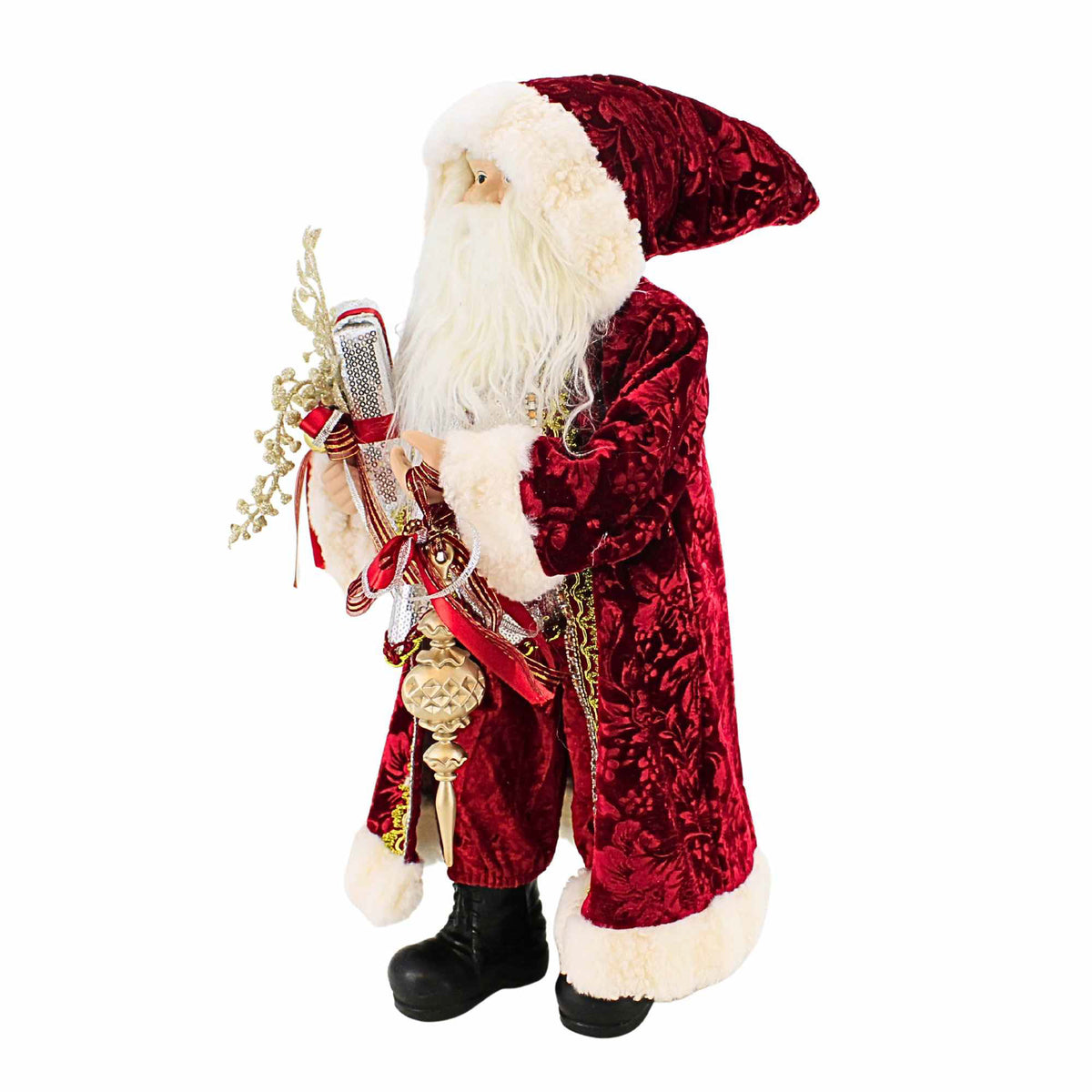 Roman Red Santa With Gold & Silver - - SBKGifts.com