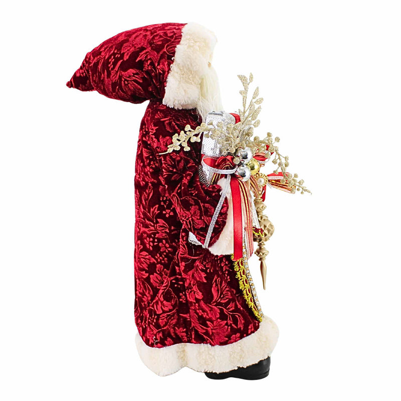 Roman Red Santa With Gold & Silver - - SBKGifts.com