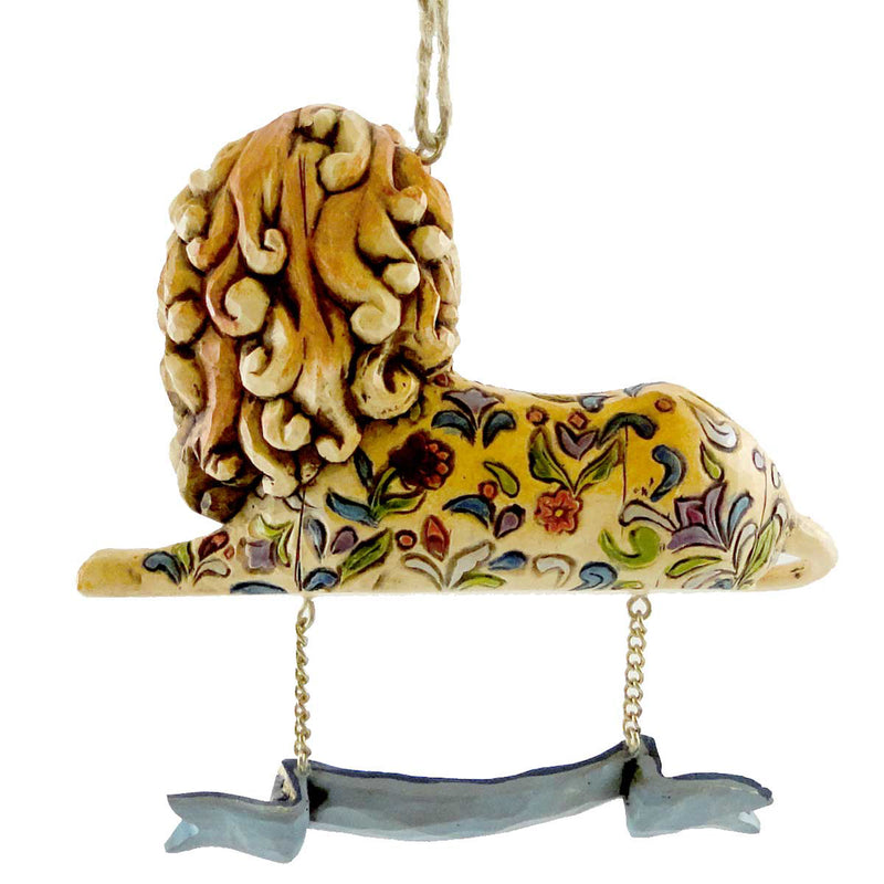 Jim Shore Lion And Lamb Ornament - - SBKGifts.com
