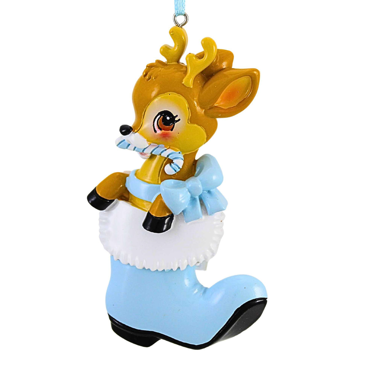 Baby Deer In Boot Blue 65051