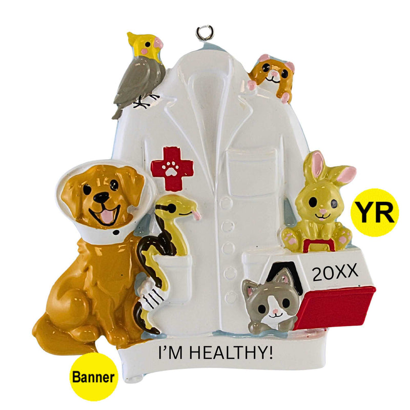 Polarx Veterinarian Lab Coat & Pets - - SBKGifts.com