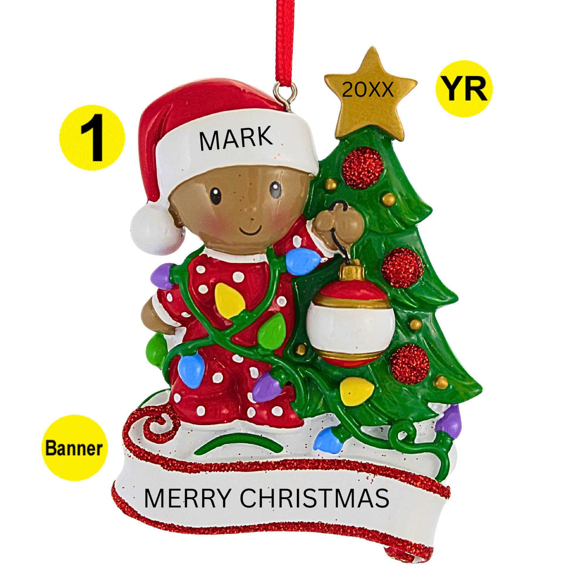 Polarx Baby Decorating A Tree - - SBKGifts.com