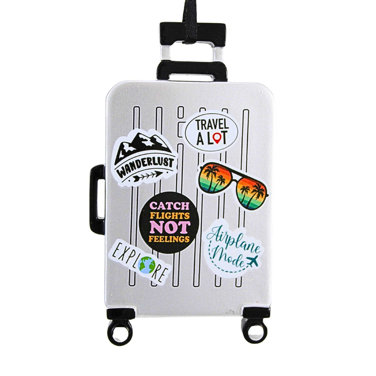 Silver Rollaway Suitcase 65064