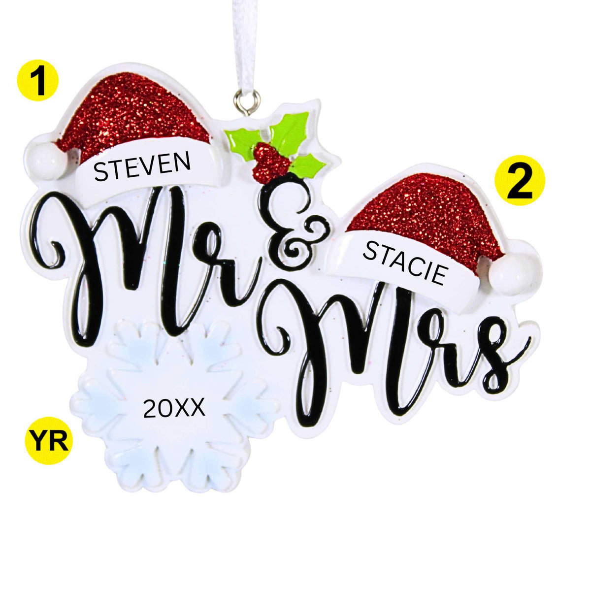 Polarx Mr & Mrs W/Santa Caps - - SBKGifts.com