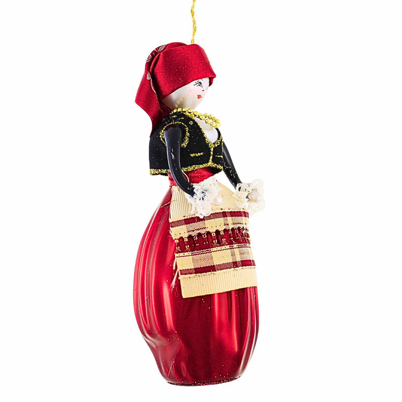 De Carlini Italian Ornaments Esmeralda The Fortune Teller - - SBKGifts.com