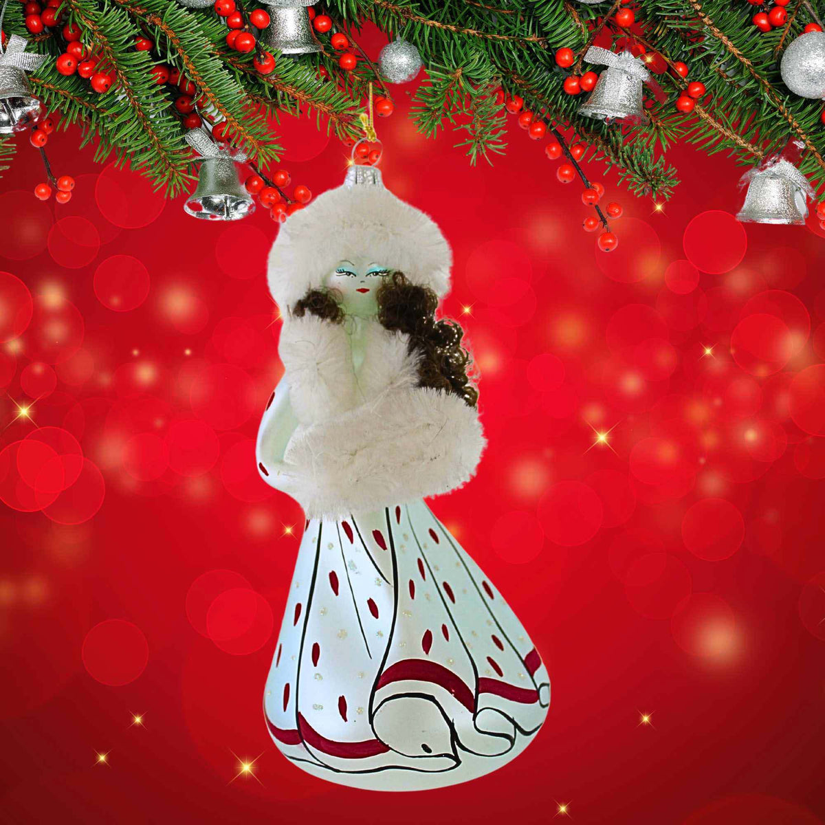 De Carlini Italian Ornaments Heiress Maris Wintrelle - - SBKGifts.com