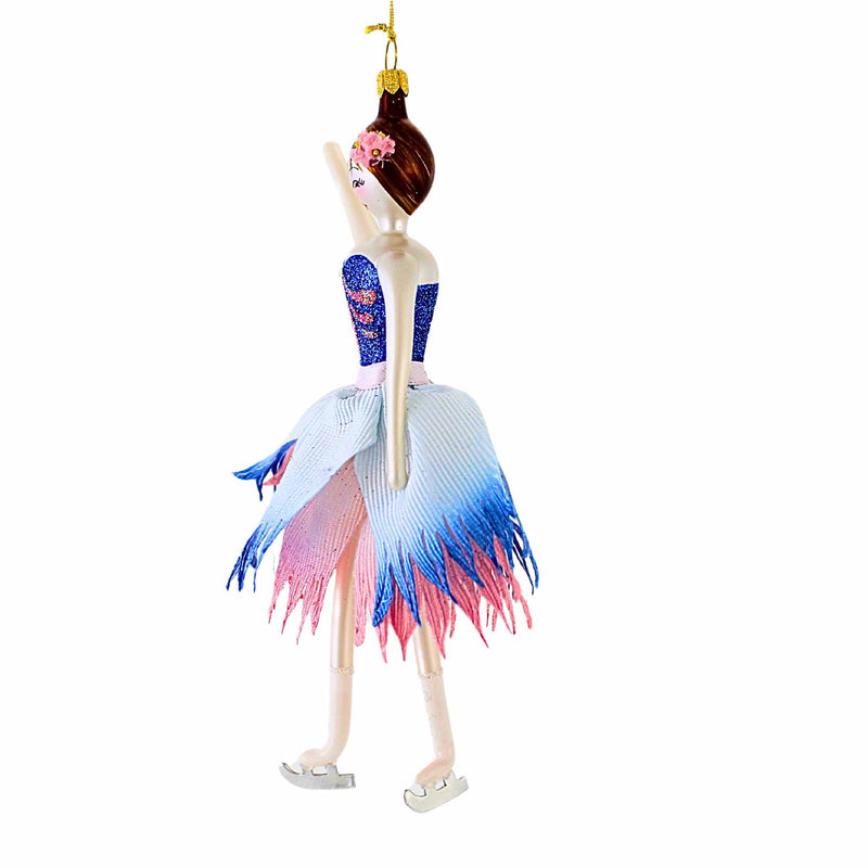 De Carlini Italian Ornaments Blossom On Ice - - SBKGifts.com