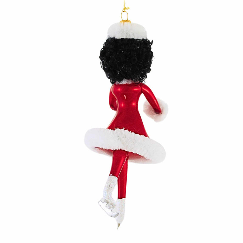 De Carlini Italian Ornaments Holly Berry On Ice - - SBKGifts.com