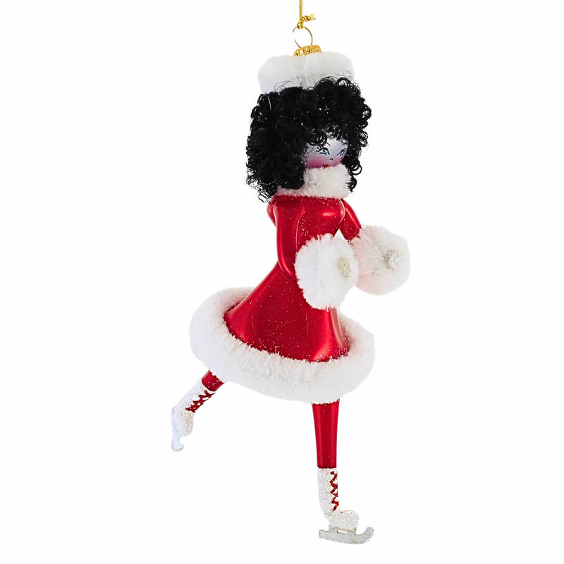 De Carlini Italian Ornaments Holly Berry On Ice - - SBKGifts.com