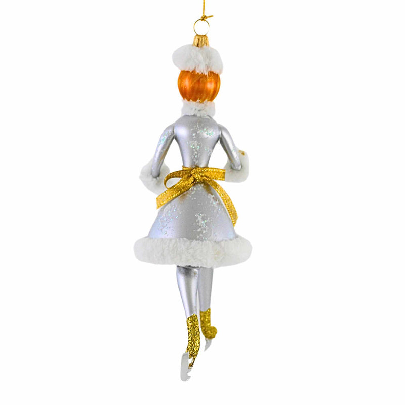 De Carlini Italian Ornaments Moonlight Skate Mandy - - SBKGifts.com