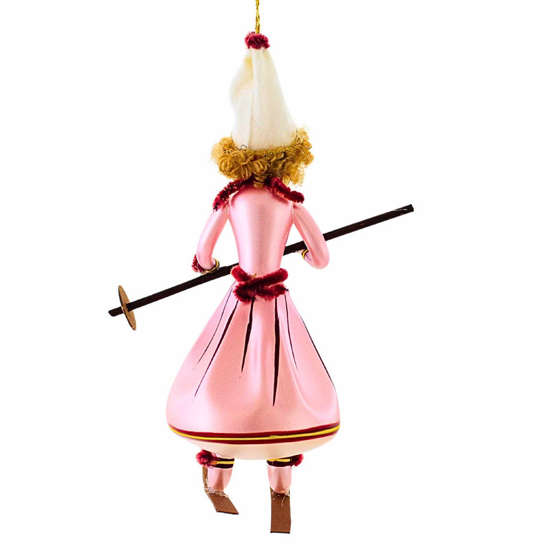 De Carlini Italian Ornaments Svetlana On The Slopes - - SBKGifts.com