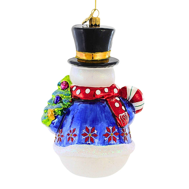 Huras Family Cheerful Snowman From Candy Cane Lane - - SBKGifts.com