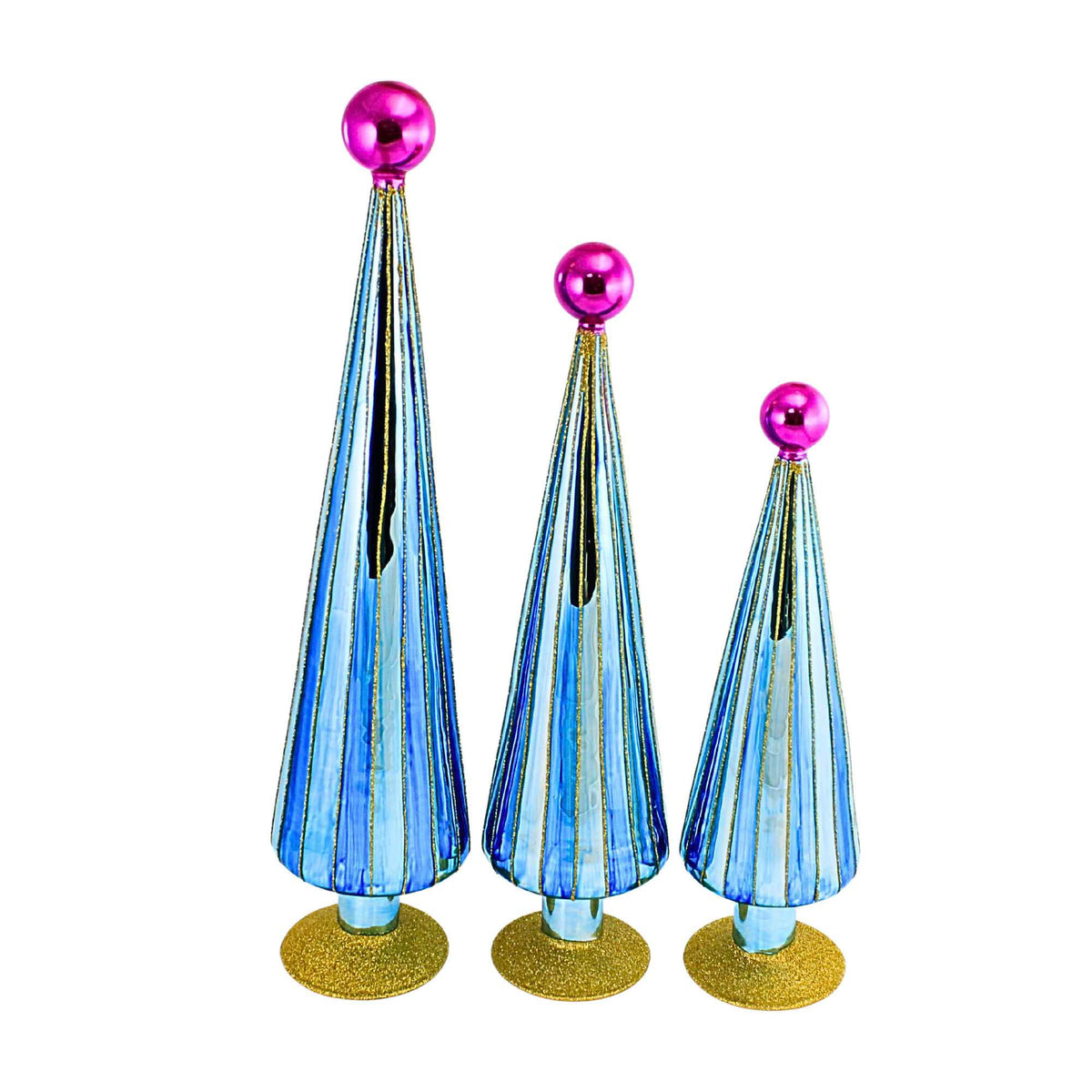 Cody Foster Carnival Trees Blue/Pink - - SBKGifts.com