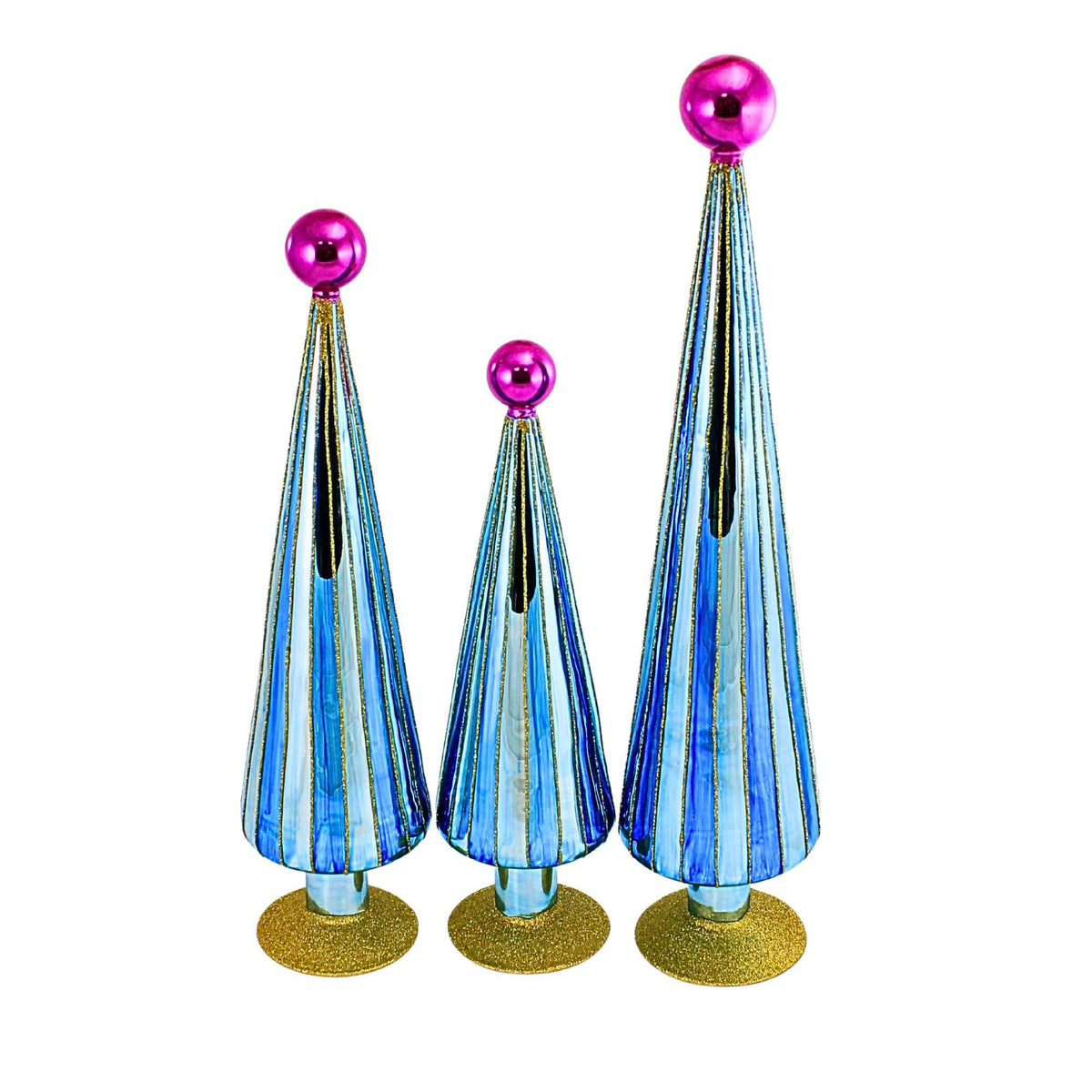 Cody Foster Carnival Trees Blue/Pink - - SBKGifts.com