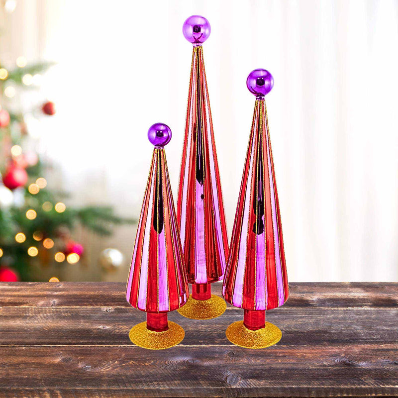 Cody Foster Carnival Trees Pink/Purple/Red - - SBKGifts.com