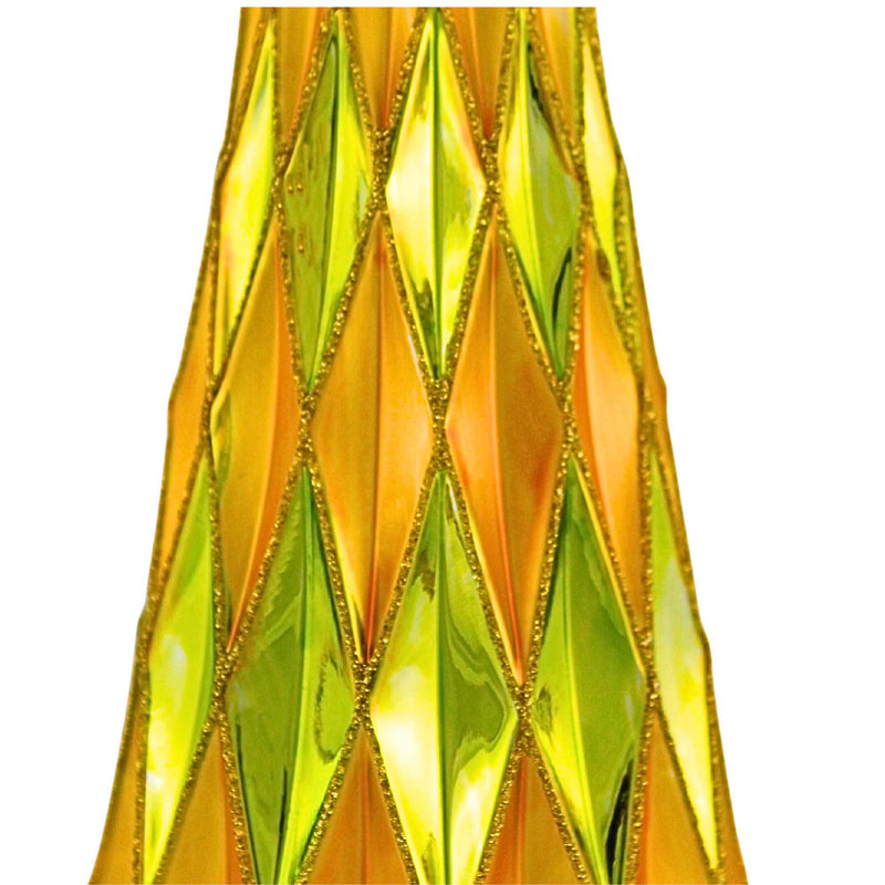 Cody Foster Diamond Trees Gold Chartreuse - - SBKGifts.com