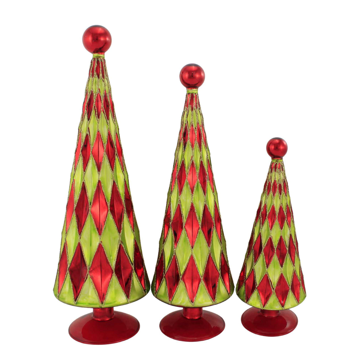 Cody Foster Diamond Trees Crimson Lime - - SBKGifts.com