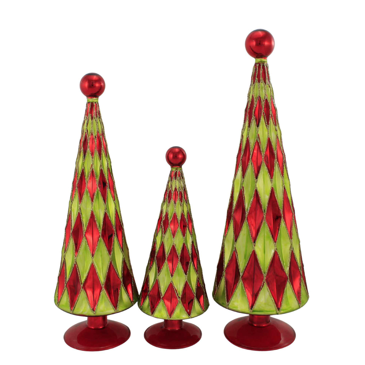 Cody Foster Diamond Trees Crimson Lime - - SBKGifts.com