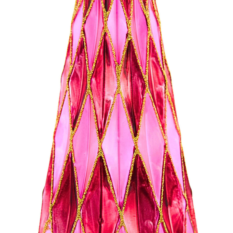 Cody Foster Diamond Trees Burgundy Pink - - SBKGifts.com