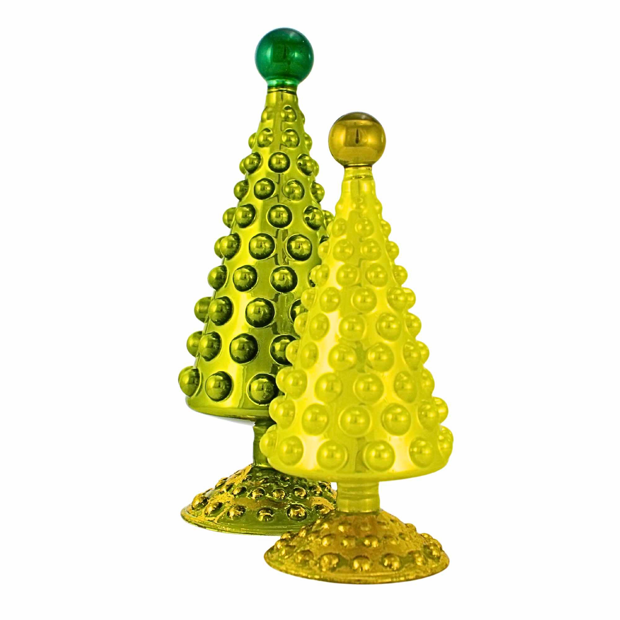 Cody Foster 8.00In Mid-Century Modern Tree Chartreuse, Glass, St
