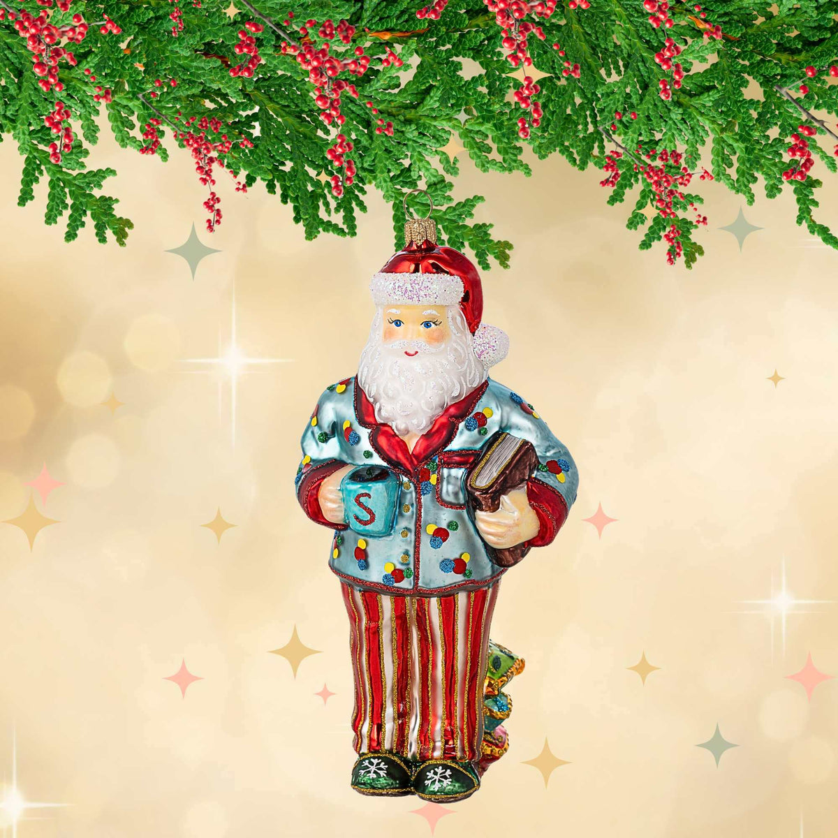 Miss Christmas Santa The Day After Christmas/ Santa In Pajamas - - SBKGifts.com