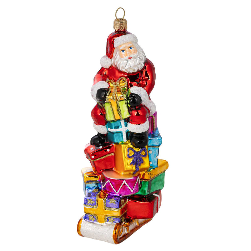 Miss Christmas Santa's Sleigh With Gifts - - SBKGifts.com