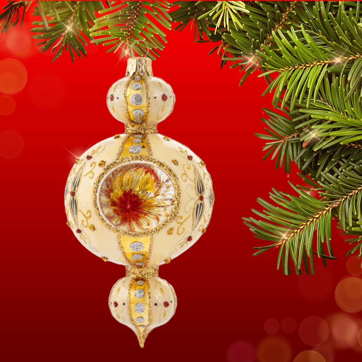 Miss Christmas Pc Windsor In Gold & Ivory - - SBKGifts.com