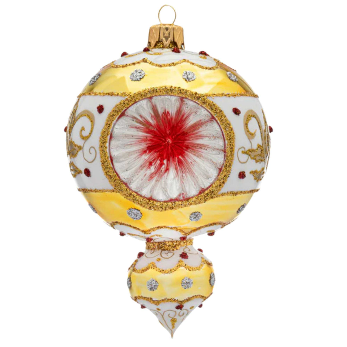 (65163) Pc Chatham  Reflector Drop In White & Gold