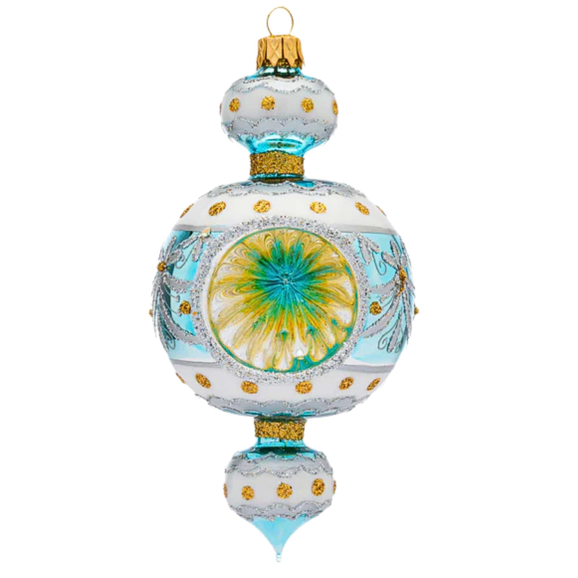 Miss Christmas 5.50In Pc Windsor Reflector Drop In Turquoise