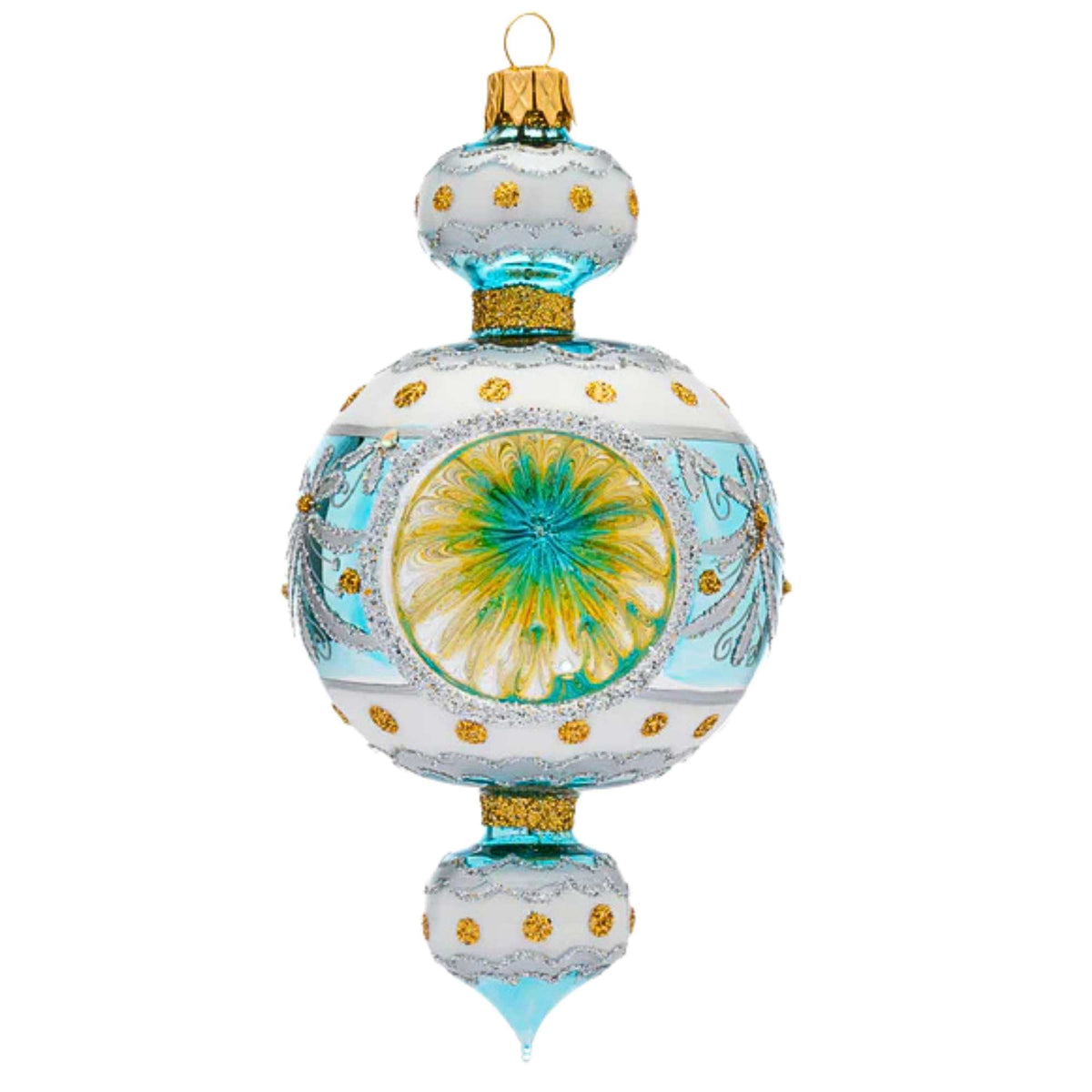 (65164) Pc Windsor Reflector Drop In Turquoise