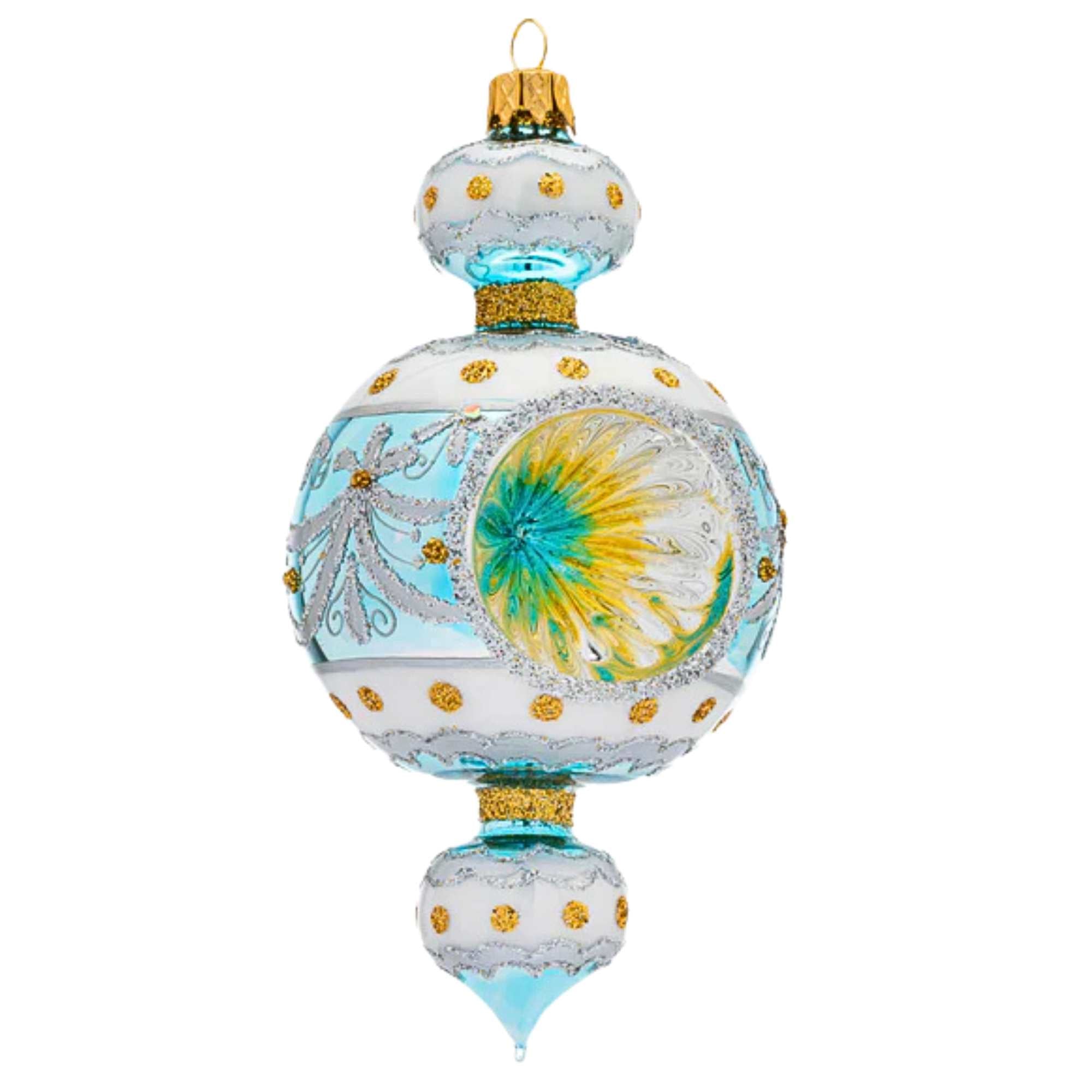 Miss Christmas 5.50In Pc Windsor Reflector Drop In Turquoise