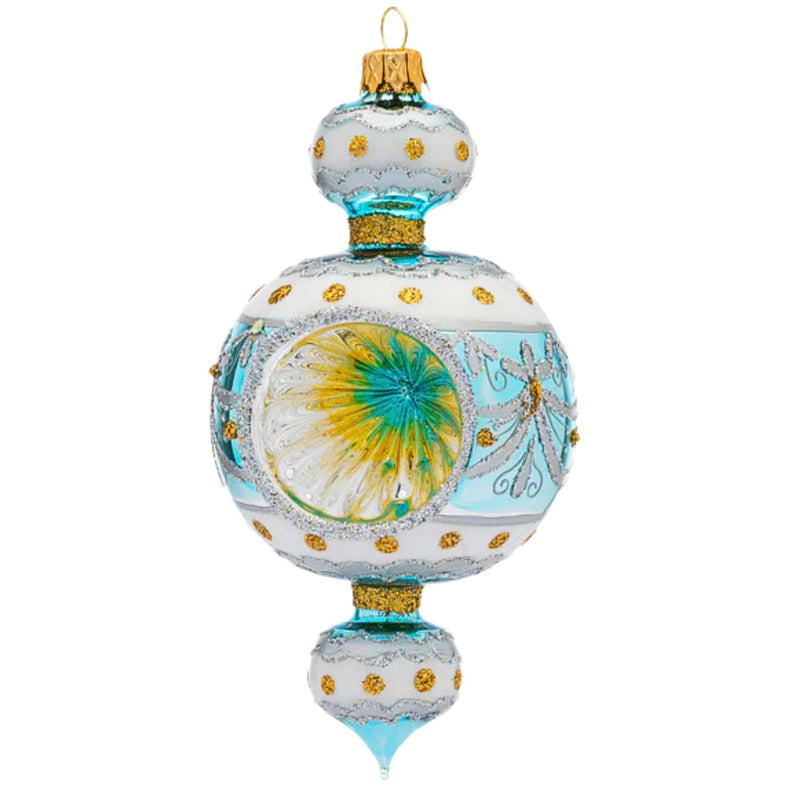 Miss Christmas Pc Windsor Reflector Drop In Turquoise - - SBKGifts.com