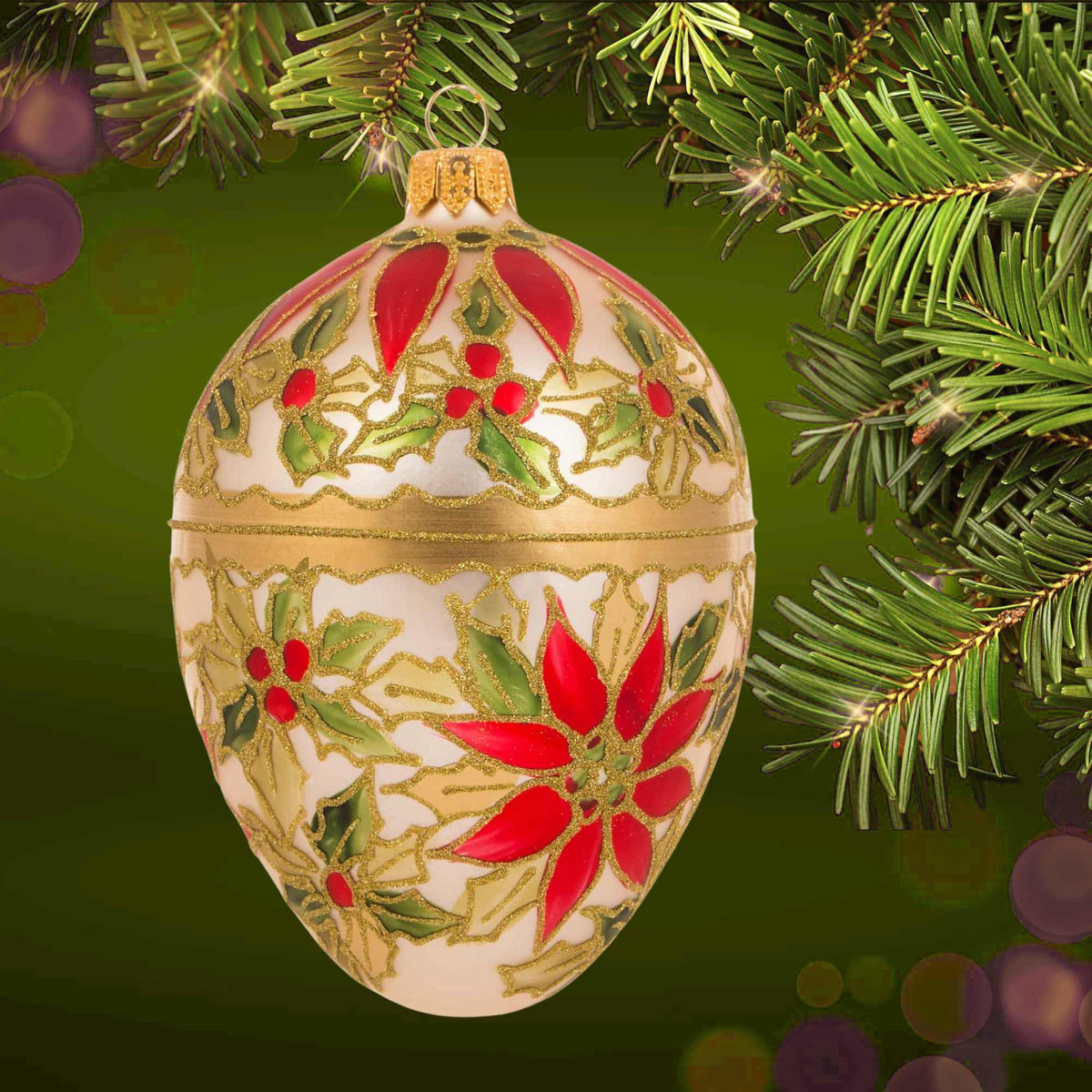 Miss Christmas Holiday Poinsettia Pattern - - SBKGifts.com