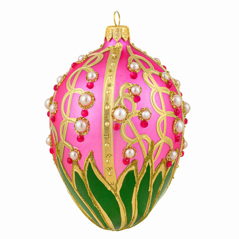 Miss Christmas Lily Of The Valley With Pearls In Pink - - SBKGifts.com