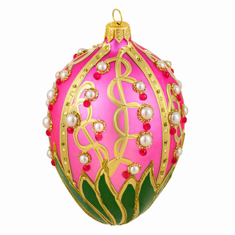 Miss Christmas Lily Of The Valley With Pearls In Pink - - SBKGifts.com