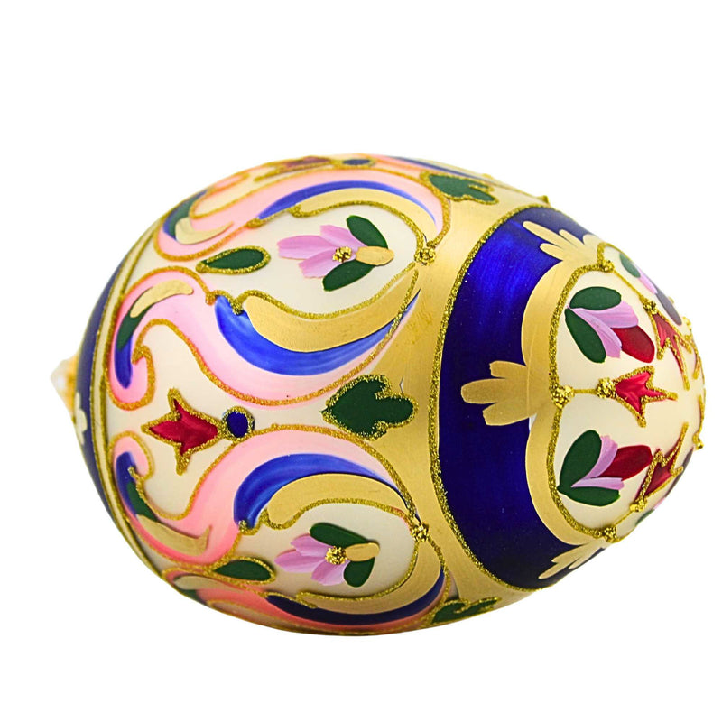Miss Christmas Pink & Purple Fabrege Egg - - SBKGifts.com