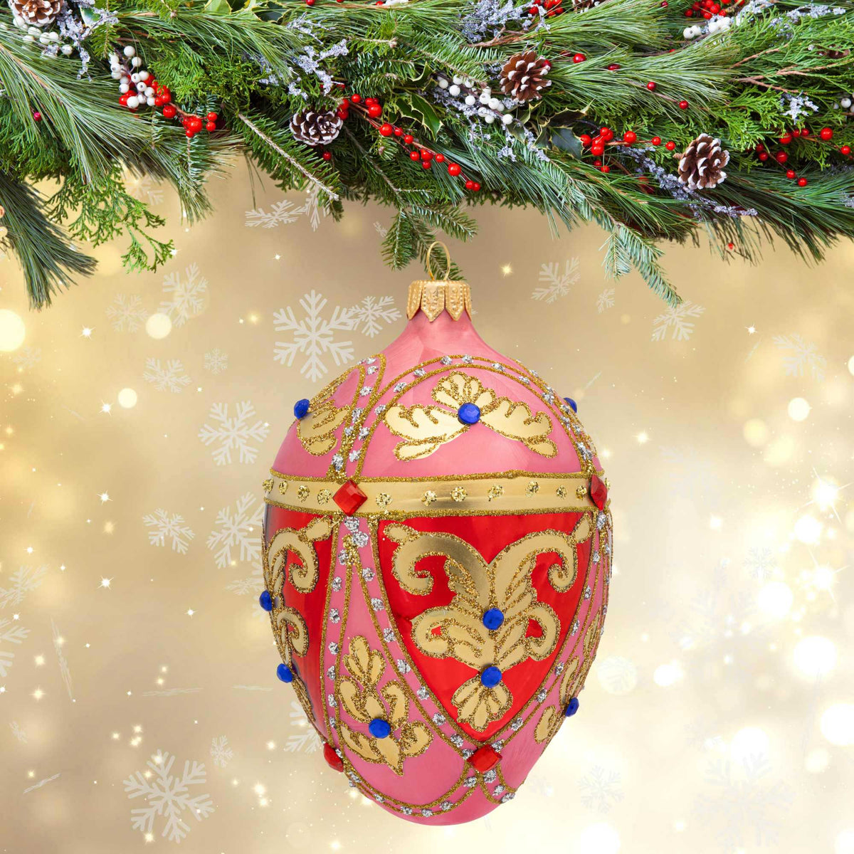 Miss Christmas Baroque Pink - - SBKGifts.com