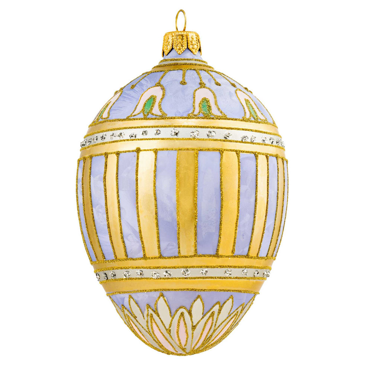 Miss Christmas Duchess Purple Fabrege Egg - - SBKGifts.com