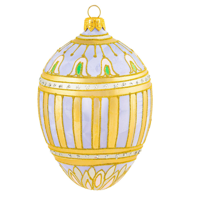 Miss Christmas Duchess Purple Fabrege Egg - - SBKGifts.com