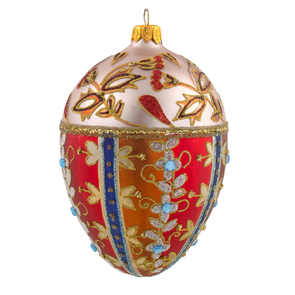 (65194) Fabrege Egg With Royal Tapestry Pattern