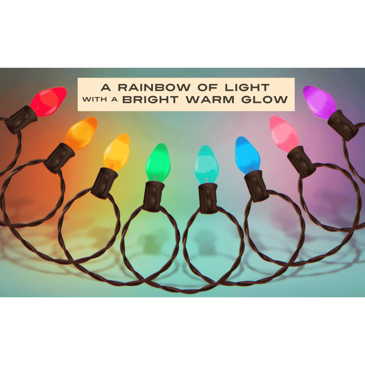 Pre-Order Tru-Tone Spectra Rainbow 24 Ct Light Set - - SBKGifts.com