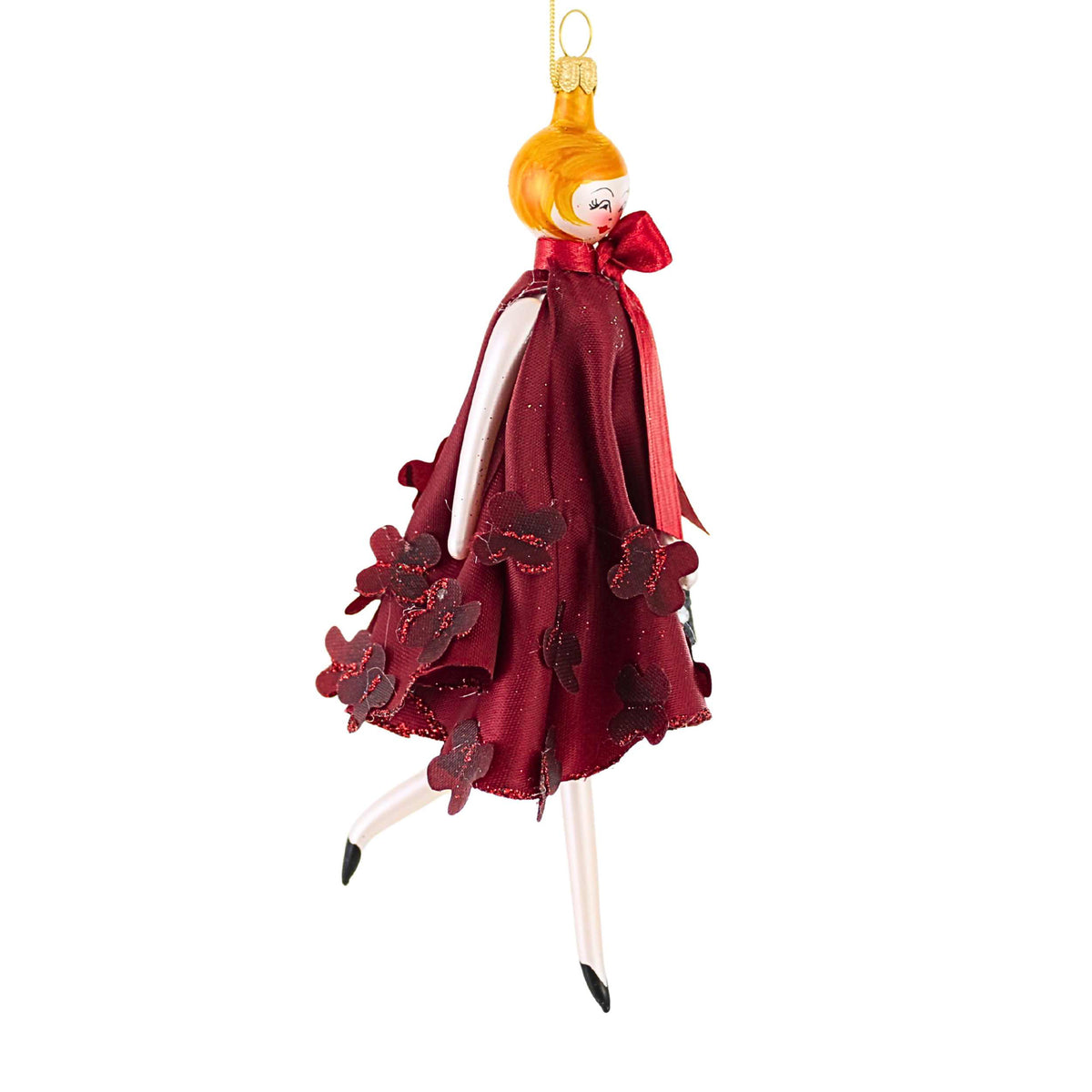De Carlini Italian Ornaments Giselle's Parisian Holiday - - SBKGifts.com